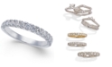 Macy's Pave Diamond Band Ring in 14k Gold, Rose Gold or White Gold (1/2 ct. t.w.) 